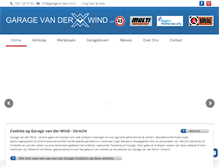 Tablet Screenshot of garagevanderwind.nl